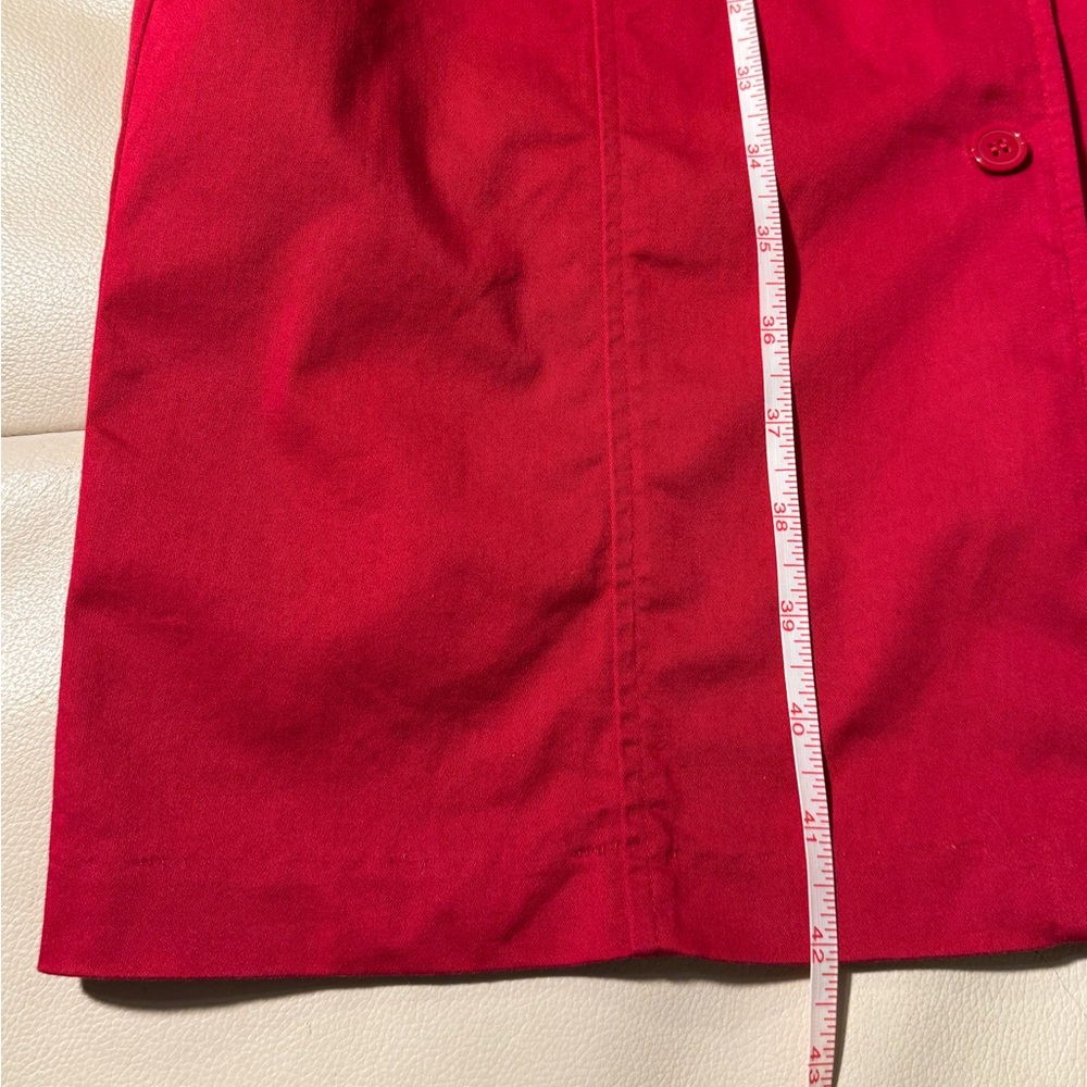 Rabbit Rabbit Rabbit Designs Red Jacket Dress with Button Front & 3/4 Sleeves - Picture 6 of 9